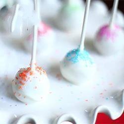 American Cake Pops of Vanilla pallets of Cake Dessert