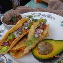 American Tacos Dorados of Chicken Appetizer