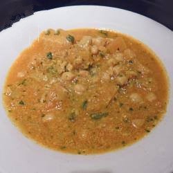 American Curry with Pumpkin and Chickpeas Appetizer