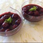 American Cold Soup with Cherries Dessert