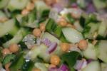 American Sesame Garbanzo Cucumber Salad Appetizer