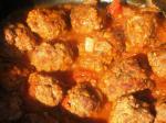British Tunisian Meatballs Appetizer