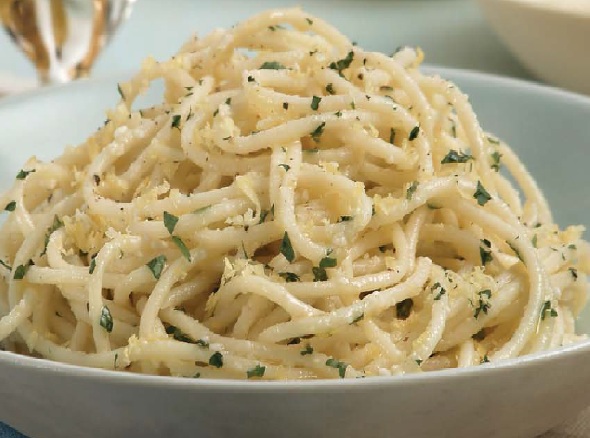 Italian Lemon Spaghetti Dinner