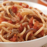 Bucatini with Bacon and Tomato recipe