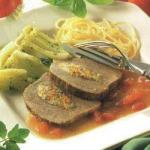 Italian Braised Beef Roast brasato Dinner