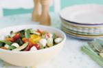 Sweet Capsicum Salad With Lemon Dressing Recipe recipe