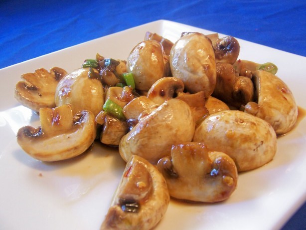 American Teriyaki Spicy Mushrooms Appetizer