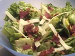 American Romaine Salad With Prosciutto Crisps Appetizer