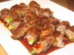 Japanese Japanese Beef and Vegetables Rolls Appetizer