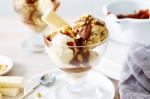 British Peanut Butter Icecream Sundae With Warm Chocolate Fudge Sauce Recipe Dessert