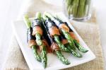 American Asparagus In Salmon With Nori Recipe Appetizer