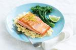 American Vegie Mash With Panfried Salmon Recipe Appetizer