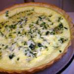 Swiss Quiche with Spinach 1 Appetizer