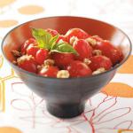 American Warm Garlicky Grape Tomatoes Appetizer