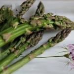 British Cooked Green Asparagus Appetizer