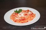 Italian Spaghetti with Salami  Roxyands Kitchen BBQ Grill