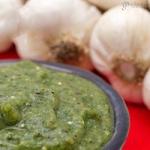 Jamaican Roasted Tomatillo and Garlic Salsa Recipe Appetizer