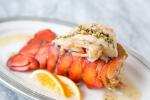 American Broiled Lobster Tail with Brown Butter Sauce Recipe BBQ Grill