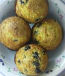 American Blueberry Golden Oat Muffins Dessert