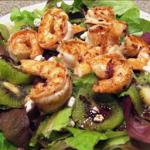 Canadian Shrimp Kiwi Mixed Green Salad Appetizer