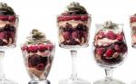 American Brownie Ice Cream Parfaits with Raspberries Recipe Dessert
