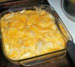 American Cheese  Potato Bake aka Scalloped Potatoes Appetizer