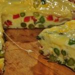 American Asparagus and Sundried Tomato Frittata Appetizer