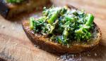 Chilean Lot ands Pecorino Fried Bread with Broccoli Recipe Appetizer