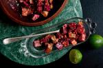 Chilean Roasted Beets With Chiles Ginger Yogurt and Indian Spices Recipe Appetizer