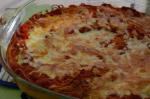 American Creamy Spaghetti Pie Appetizer