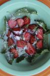 French Lightly Peppered Strawberries Dessert