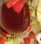 French Strawberry Water or Strawberry Cordial Dessert