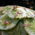 Swedish Quick Pickled Cucumbers Appetizer