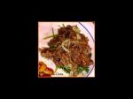 American Sauteed Arugula With Balsamic Beef Dinner