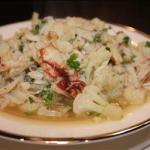 American Dungeness Crab in Wine and Vermouth Alcohol