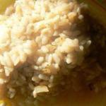 Italian Risotto with Onions Dinner