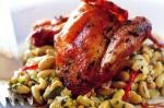 Spring Chicken With Flageolet Beans And Pancetta Recipe recipe