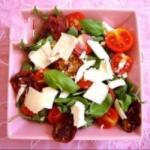British Rocket Salad with Ricotta and Sundried Tomato Appetizer