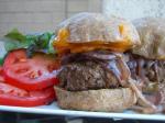 British Bison Burgers With Cabernet Onions and Wisconsin Cheddar Appetizer