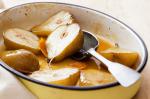 British Maple And Orange Roasted Pears Recipe Dessert