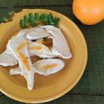 British Aiguillettes of Chicken at the Orange Dinner