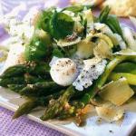 American Eggs Przepiorcze Asparagus and Parmesan Breakfast