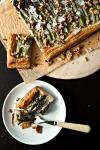 British Asparagus Tart with Walnuts and Parmesan Appetizer
