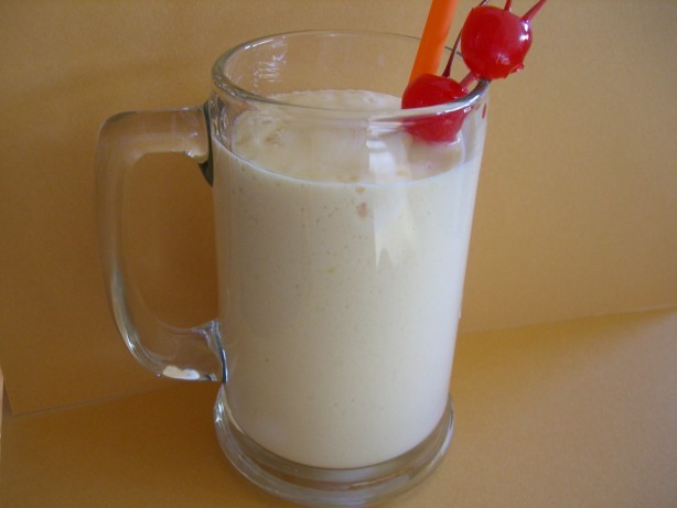 American Mango Grenadine Shake Dessert