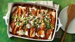 American Pulled Pork Tomato Mole Enchiladas Appetizer