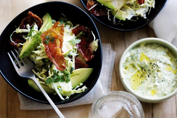 American Cabbage Salad With Green Goddess Dressing Recipe Appetizer