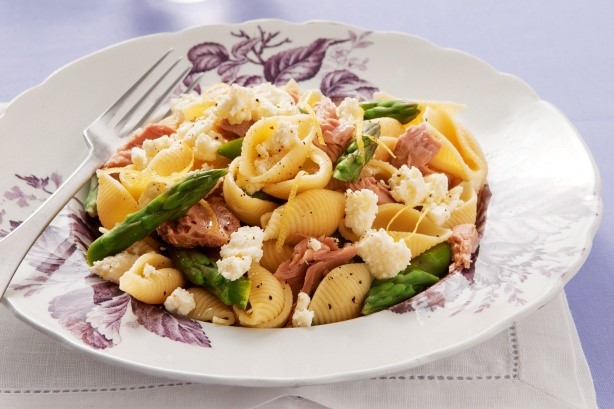 American Tuna Lemon And Asparagus Pasta Recipe Dinner