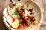 American Lamb Souvlaki With Minted Tomatoes Recipe BBQ Grill