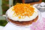 American Orange Sour Cream Cake Recipe Dessert