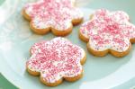 American Pink Flower Cookies Recipe Dessert